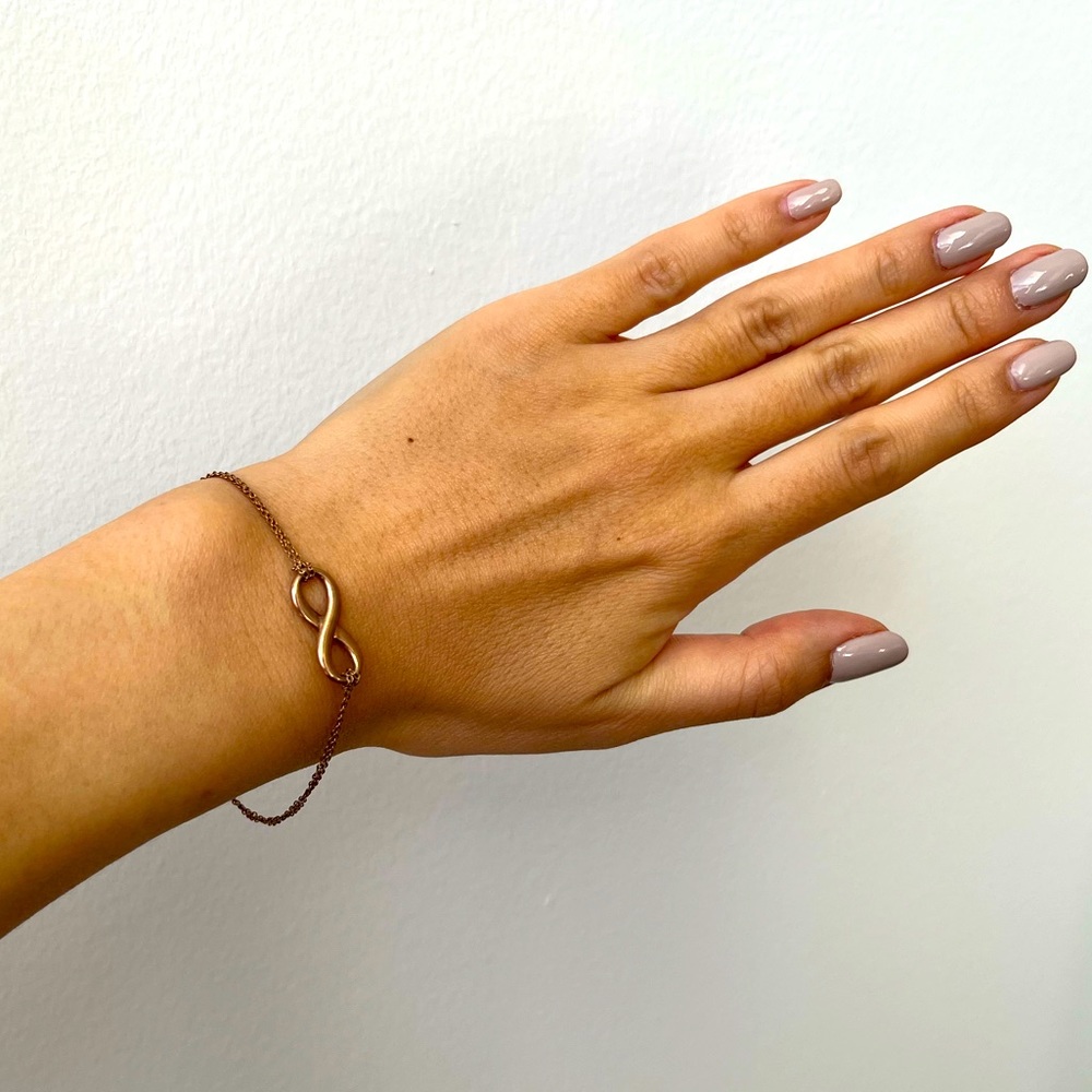 Tiffany&Co Infinity Rose Gold Chain Bracelet